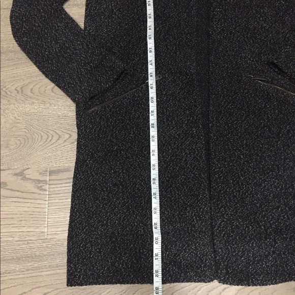 XS cardigan coat jacket marled grey pockets EUC - Picture 9 of 15